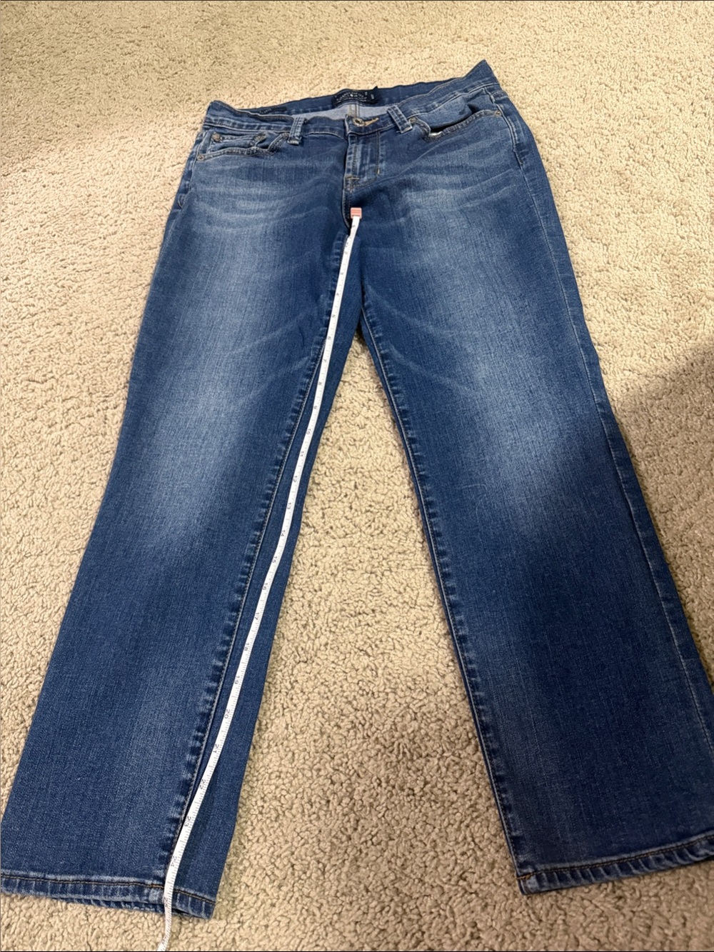 Lucky Brand Midwash Cropped Wide-Leg Jeans